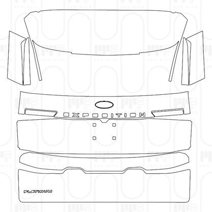 PPF prédécoupé Ford Expedition Standard Wheelbase Tremor 2026