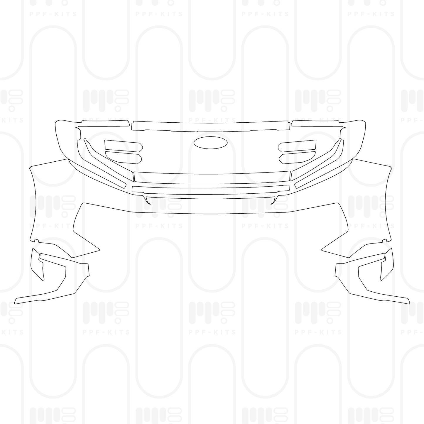 PPF prédécoupé Ford Expedition Standard Wheelbase Tremor 2026