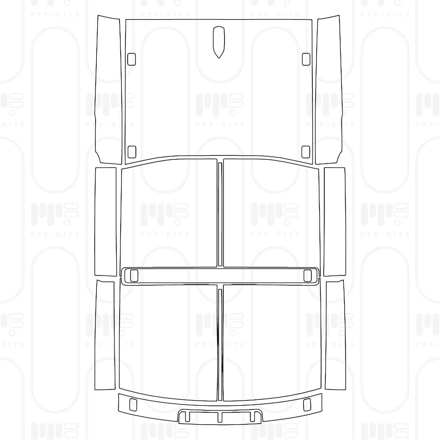 PPF prédécoupé GMC Hummer EV SUV 2026