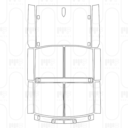 PPF prédécoupé GMC Hummer EV SUV 2026