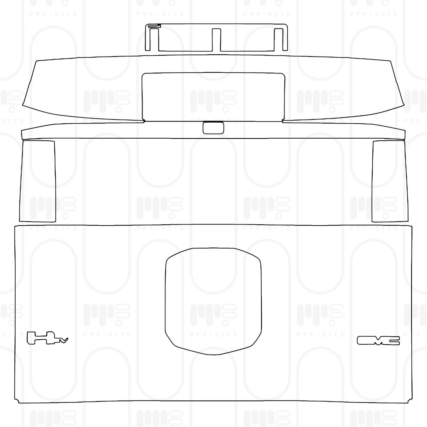 PPF prédécoupé GMC Hummer EV SUV 2026