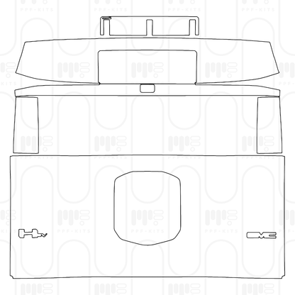 PPF prédécoupé GMC Hummer EV SUV 2026