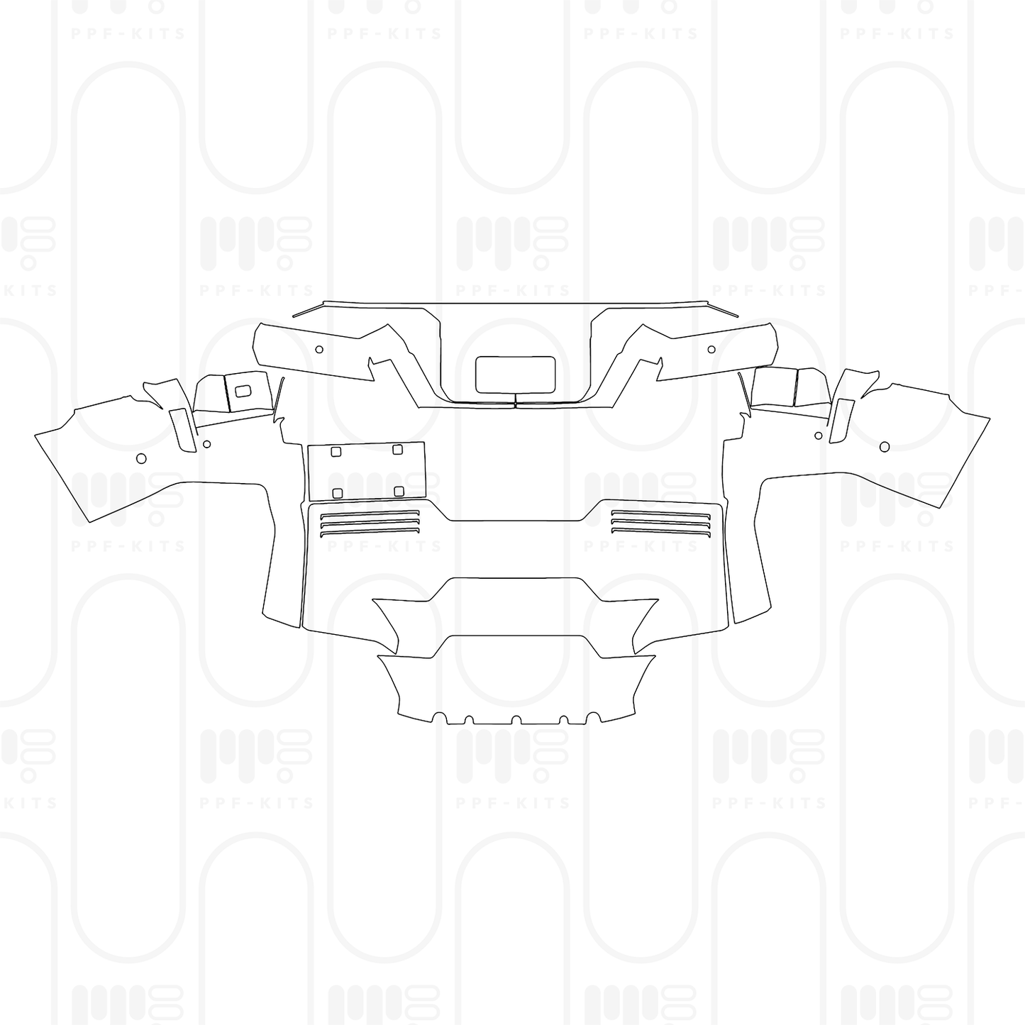 PPF prédécoupé GMC Hummer EV SUV 2026