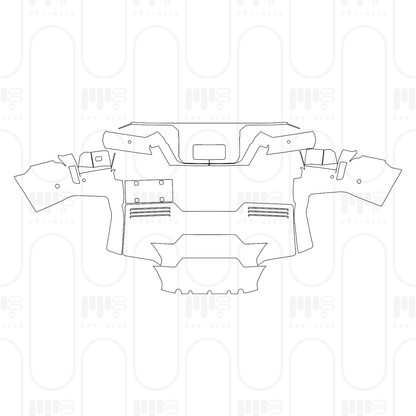 PPF prédécoupé GMC Hummer EV SUV 2026