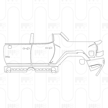 PPF prédécoupé GMC Hummer EV Pickup 2026