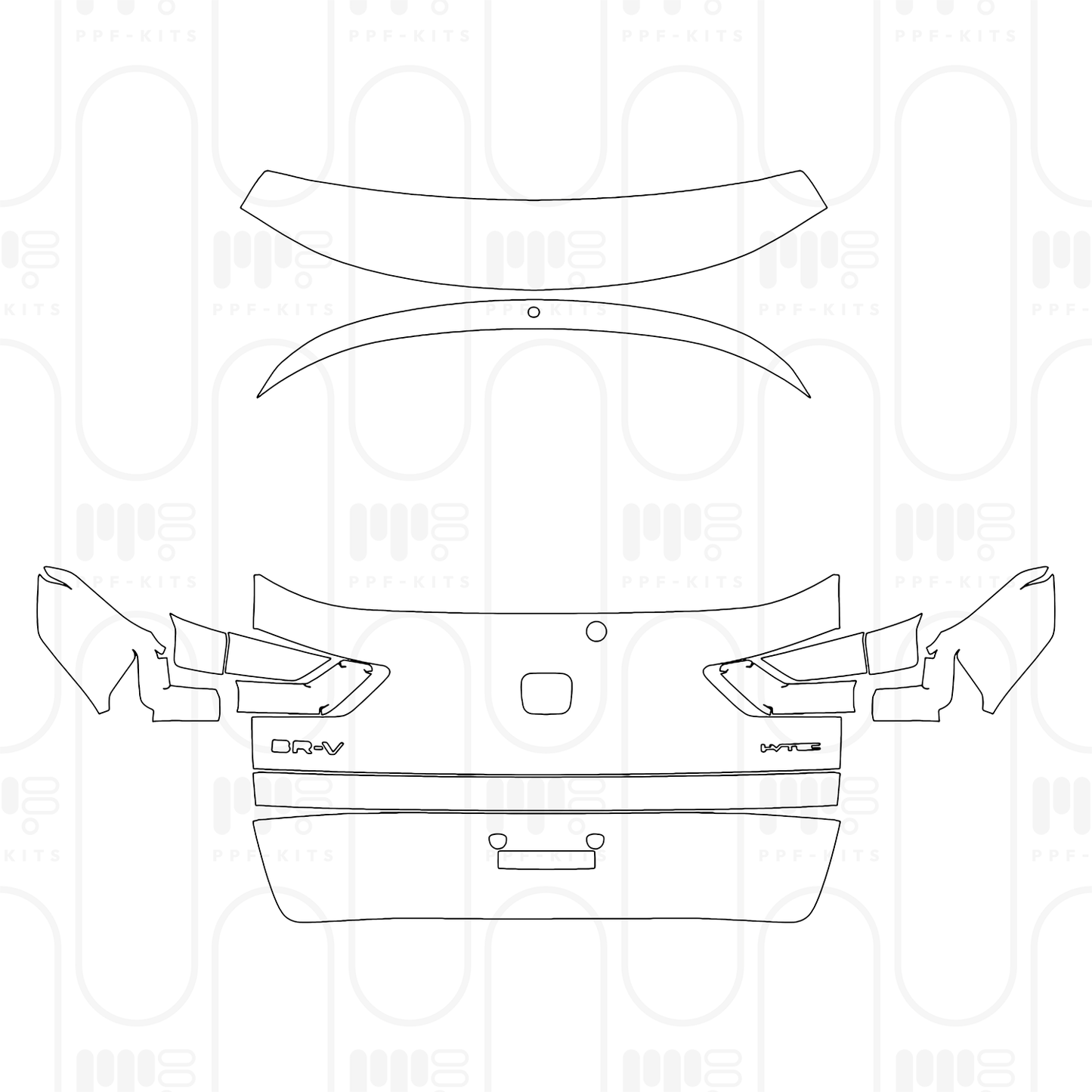 PPF prédécoupé Honda BR-V (TH) 2026