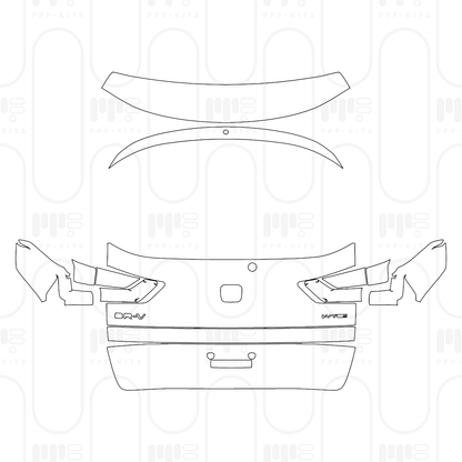 PPF prédécoupé Honda BR-V (TH) 2026