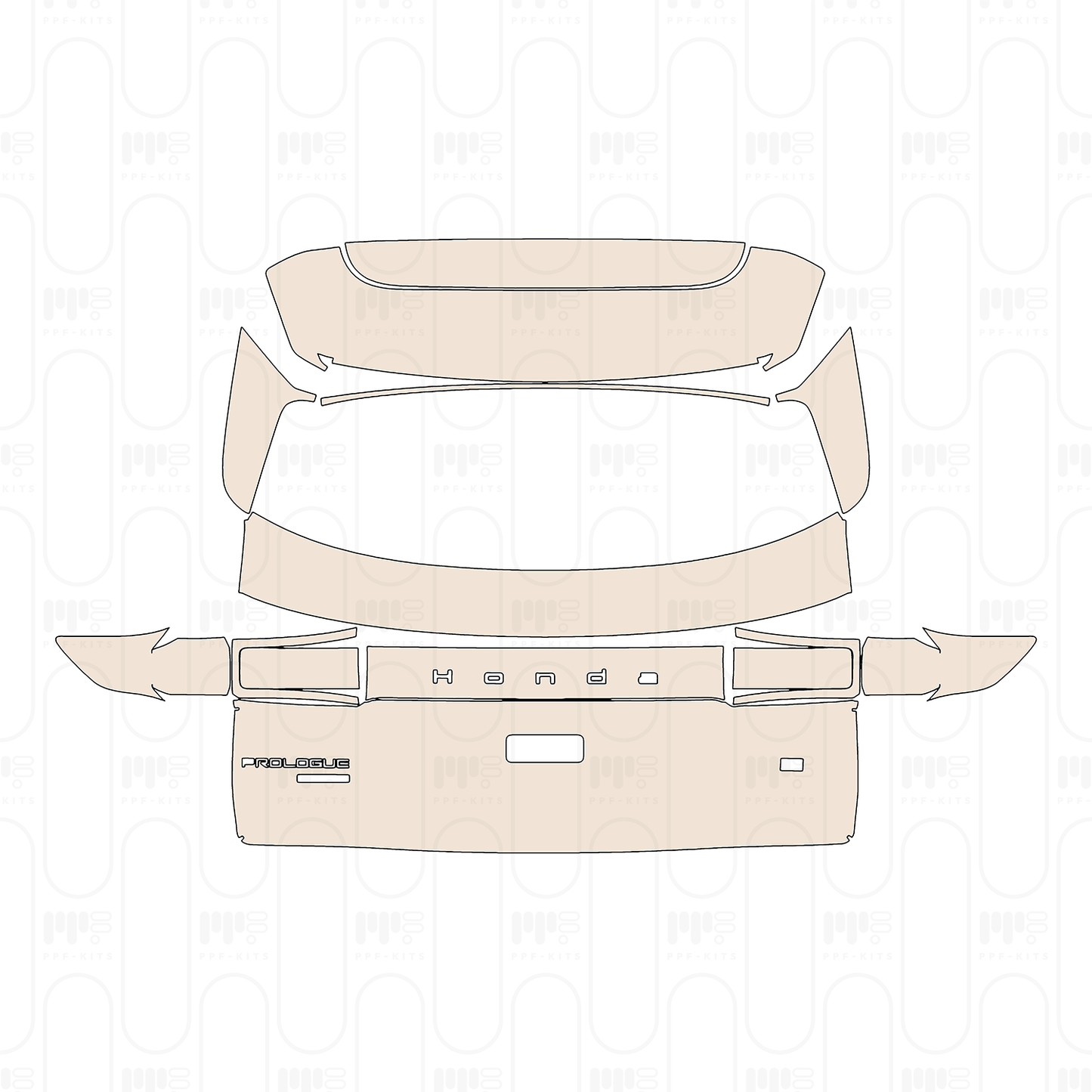PPF prédécoupé Honda Prologue 2026