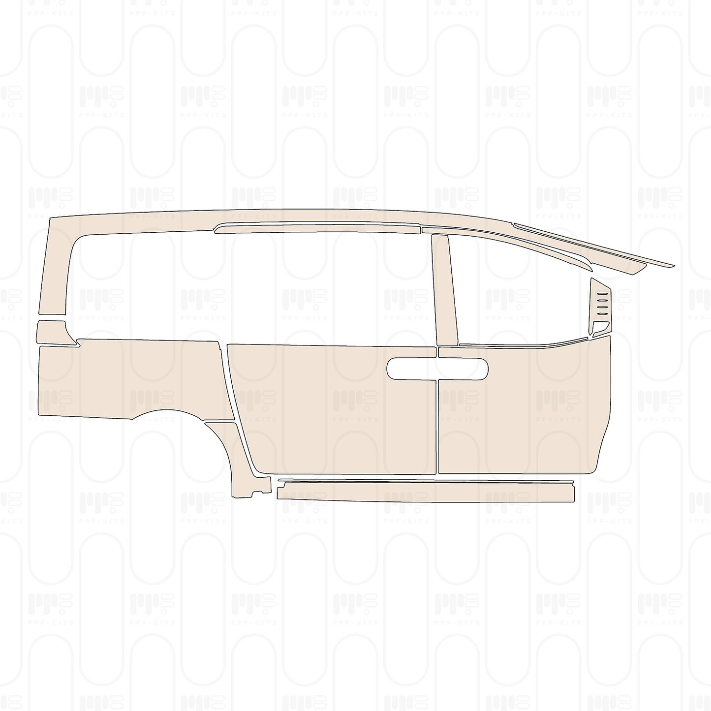 PPF prédécoupé Hyundai Staria Base 2026