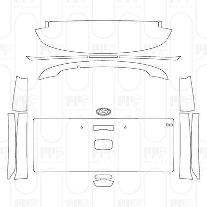 PPF prédécoupé Hyundai Staria Base 2026