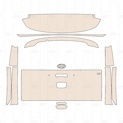 PPF prédécoupé Hyundai Staria Base 2026