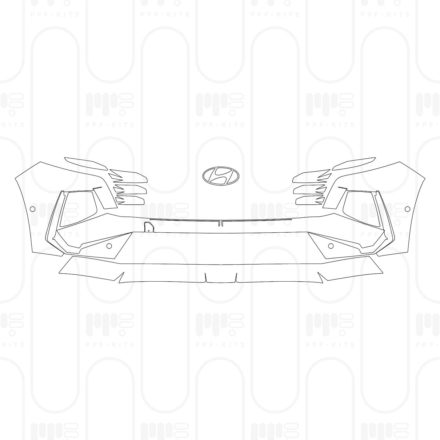 PPF prédécoupé Hyundai Tucson (US) Base 2026