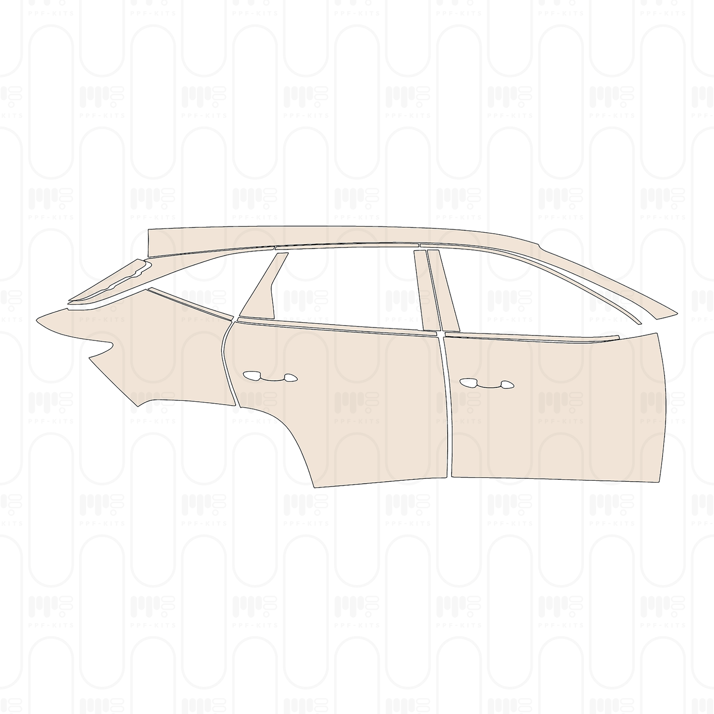 PPF prédécoupé Hyundai Tucson L (CN) Base 2026
