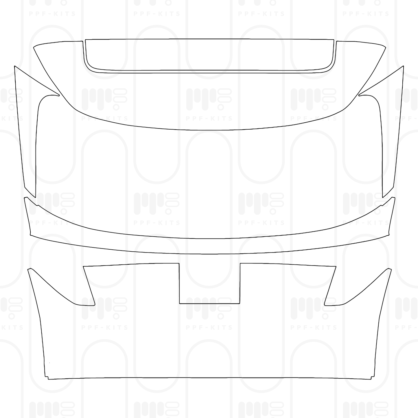 PPF prédécoupé Hyundai Tucson (US) Base 2026