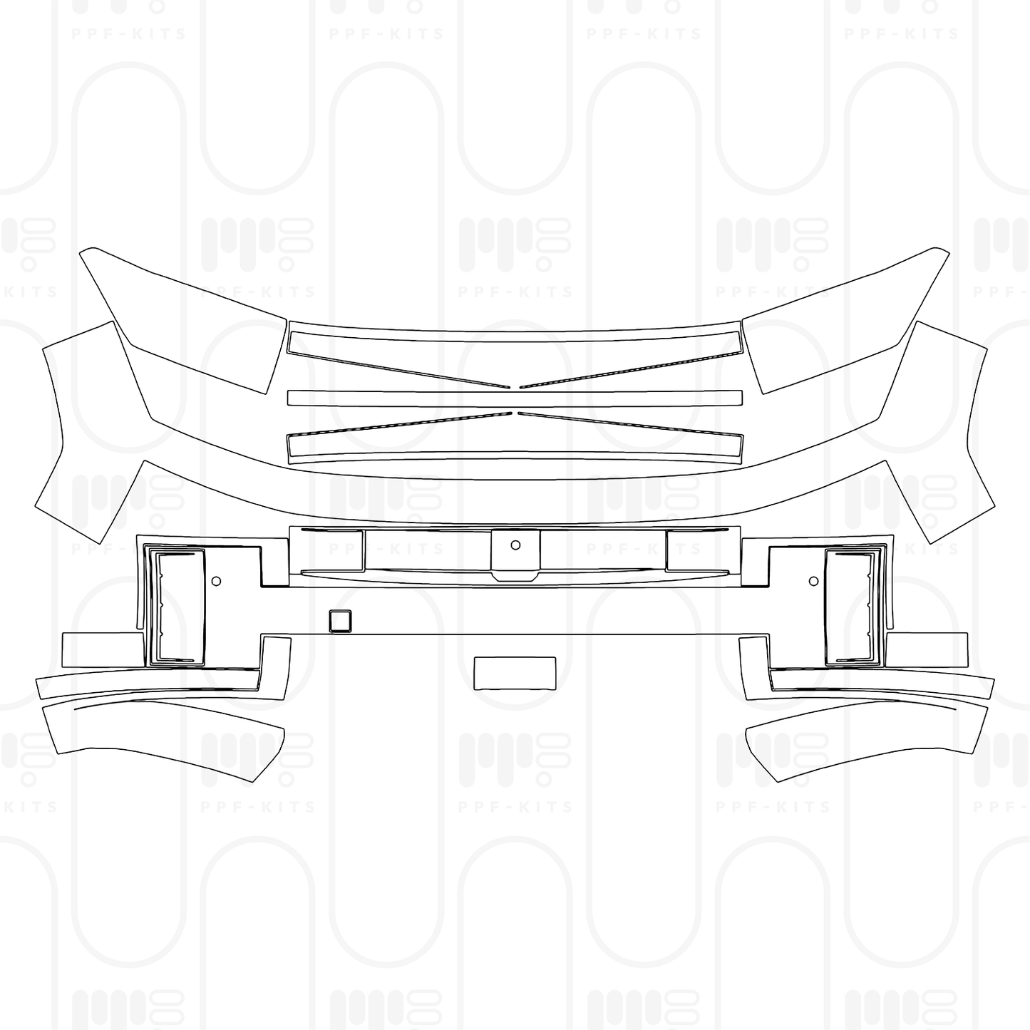 PPF prédécoupé Hyundai Santa Fe (Au) 2026