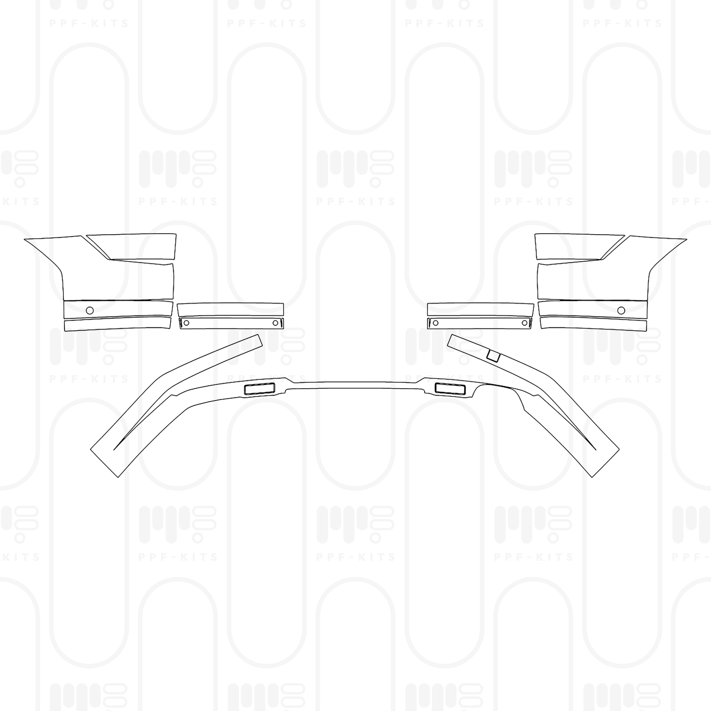 PPF prédécoupé Hyundai Santa Fe (Au) 2026