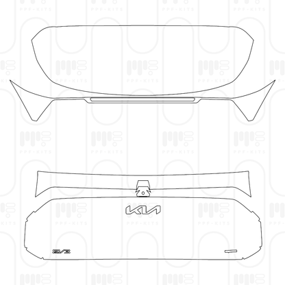 PPF prédécoupé KIA EV3 GT-Line 2026