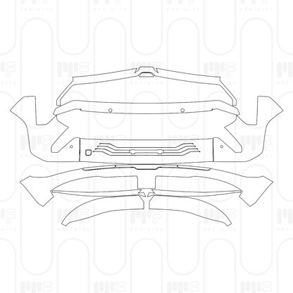 PPF prédécoupé KIA EV3 GT-Line 2026