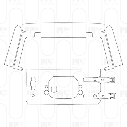 PPF prédécoupé JEEP Wrangler 4 Door Willys 2026