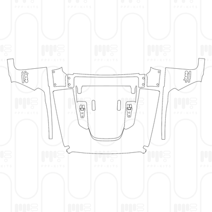 PPF prédécoupé JEEP Wrangler 4 Door Rubicon X 2026