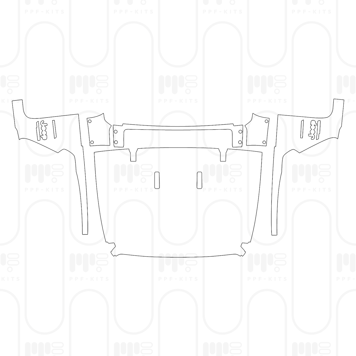 PPF prédécoupé JEEP Wrangler 4 Door Sahara 2026