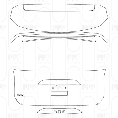 PPF prédécoupé KIA Niro EV (US) Wind 2026