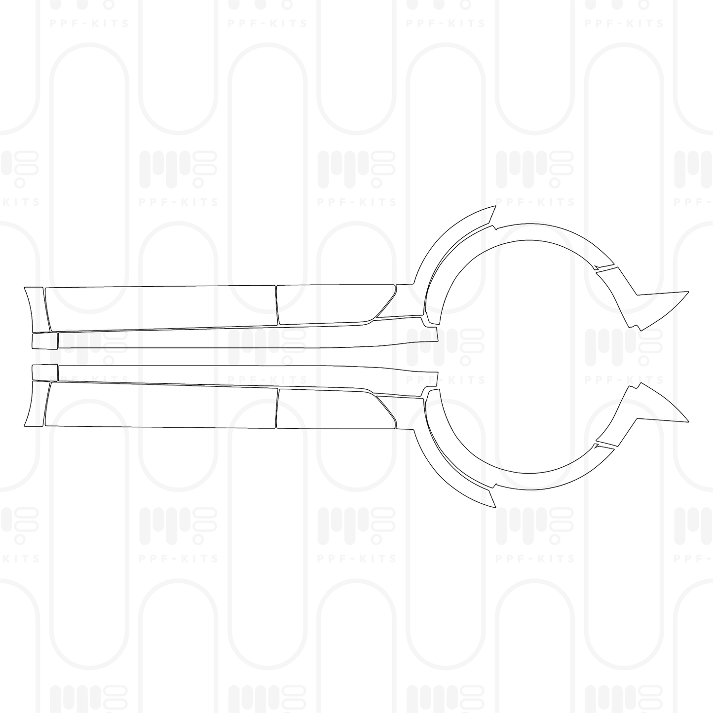 PPF prédécoupé KIA Niro EV (US) Wind 2026