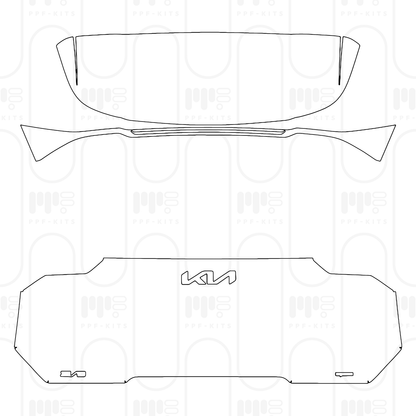 PPF prédécoupé KIA EV9 GT-Line 2026