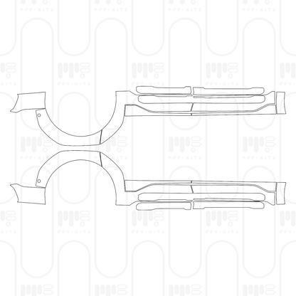 PPF prédécoupé KIA EV9 GT-Line 2026