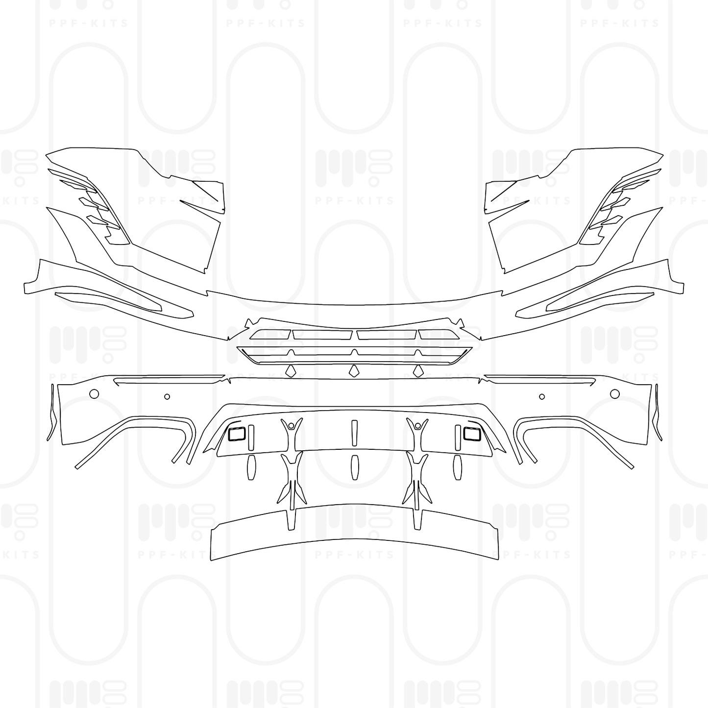 PPF prédécoupé Lamborghini Urus Performante 2026