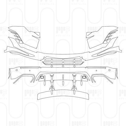 PPF prédécoupé Lamborghini Urus Performante 2026