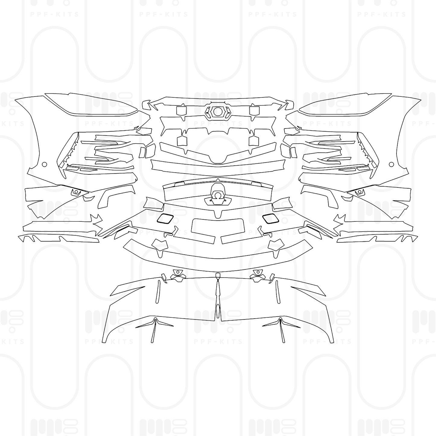 PPF prédécoupé Lamborghini Urus SE 2026