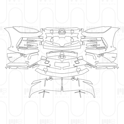 PPF prédécoupé Lamborghini Urus SE 2026