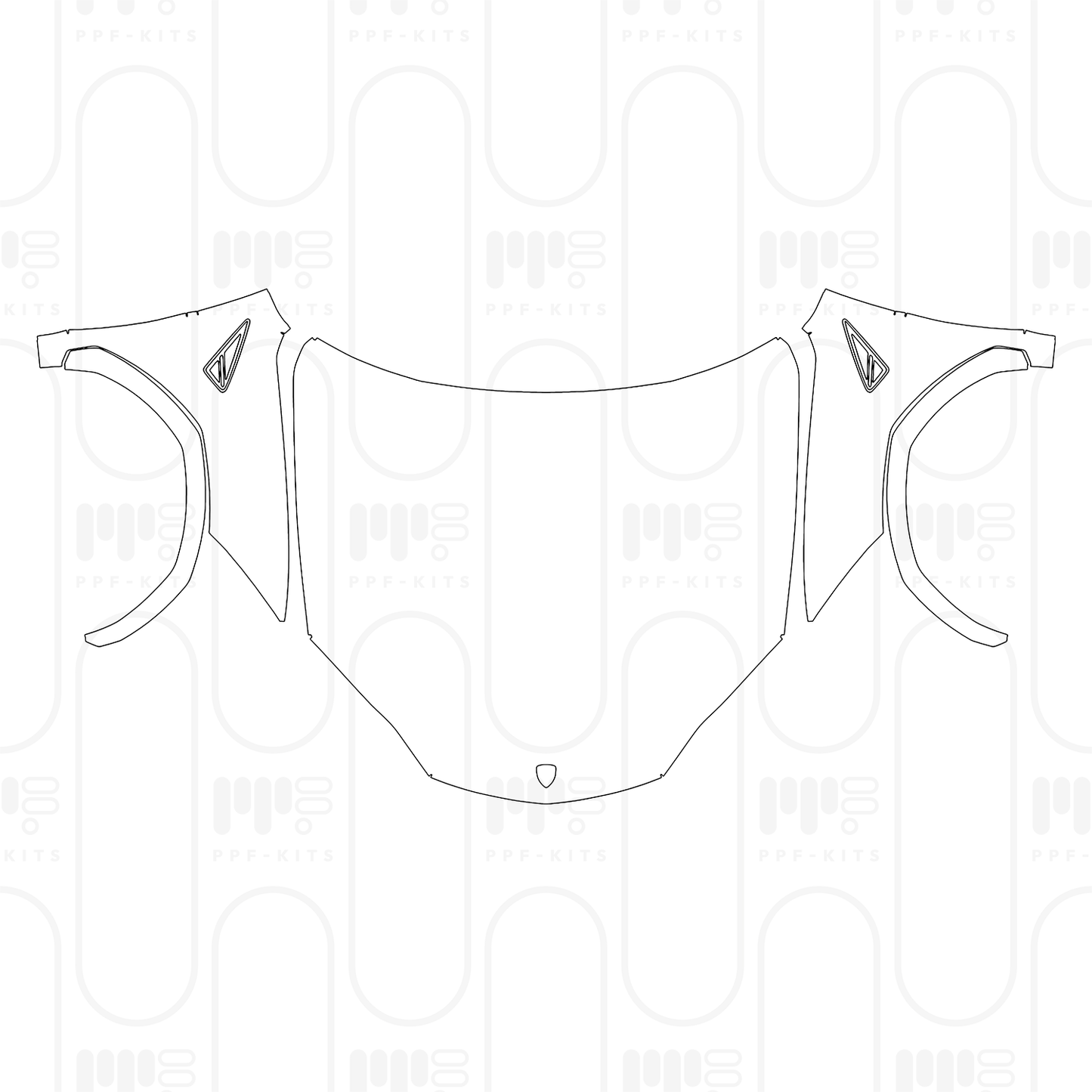 PPF prédécoupé Lamborghini Urus SE 2026