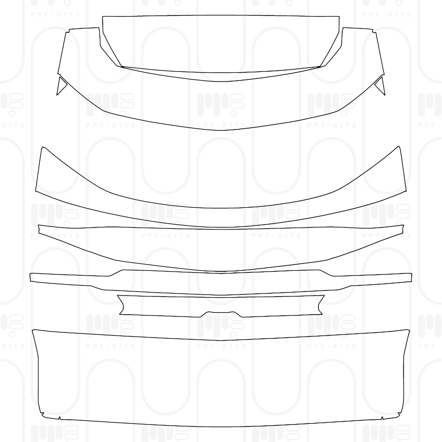 PPF prédécoupé Lamborghini Urus SE 2026