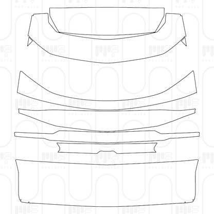 PPF prédécoupé Lamborghini Urus SE 2026