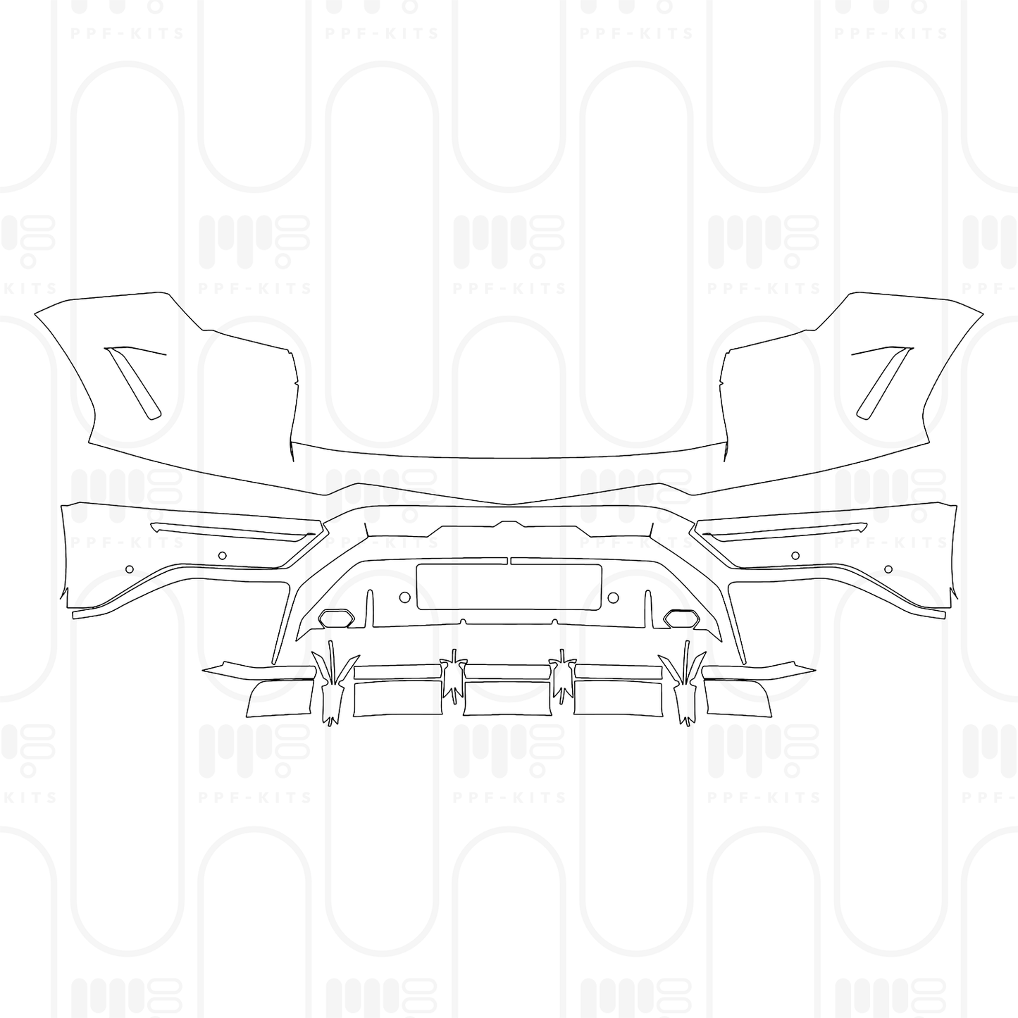 PPF prédécoupé Lamborghini Urus SE 2026