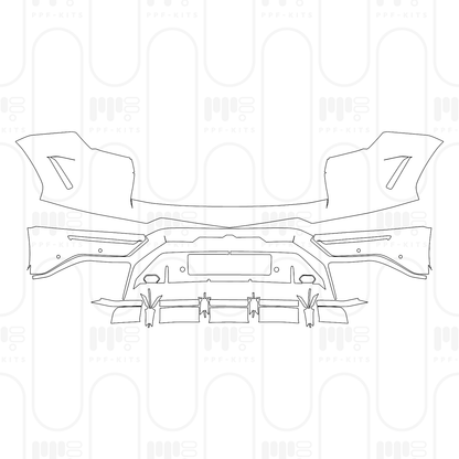 PPF prédécoupé Lamborghini Urus SE 2026