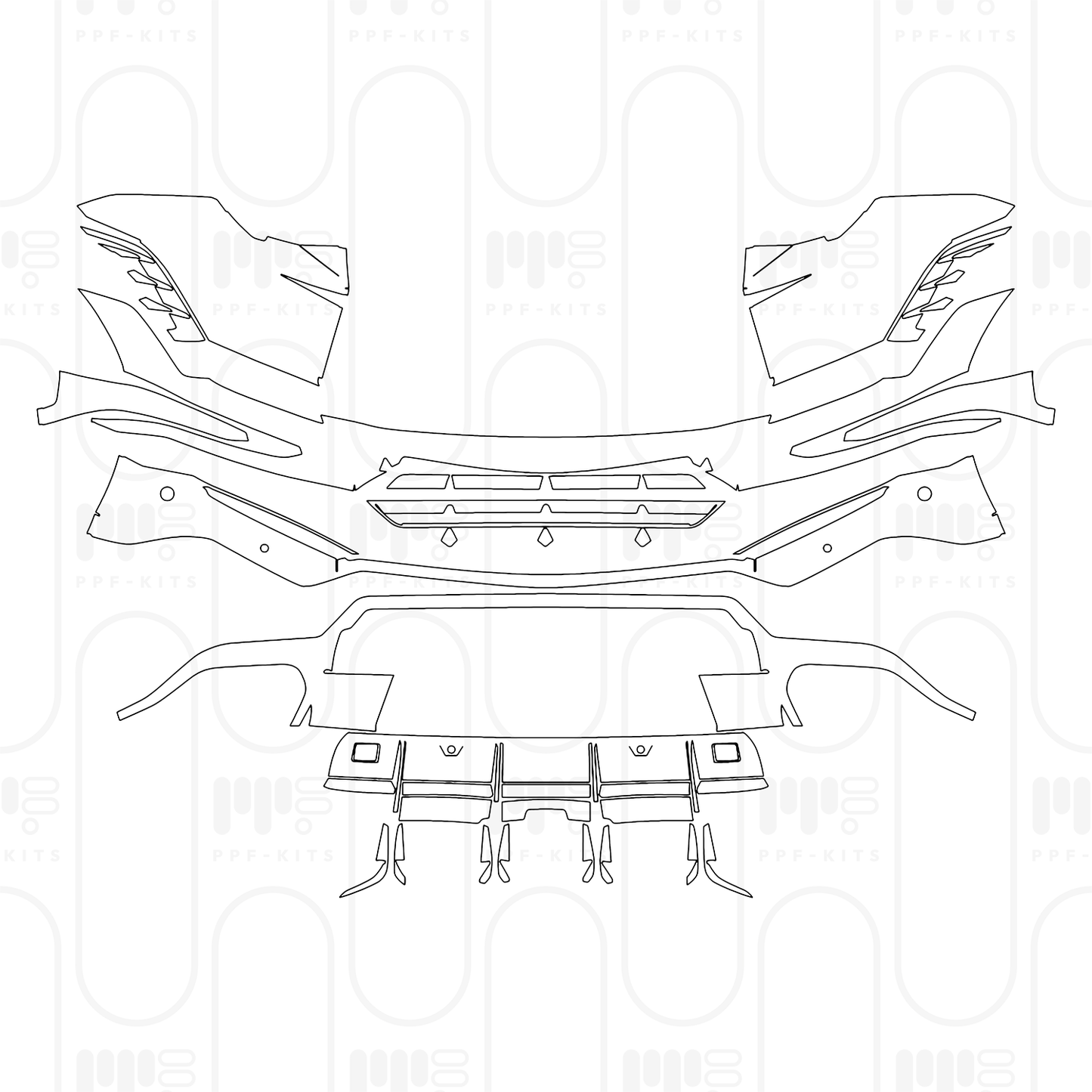 PPF prédécoupé Lamborghini Urus S 2026