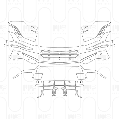 PPF prédécoupé Lamborghini Urus S 2026