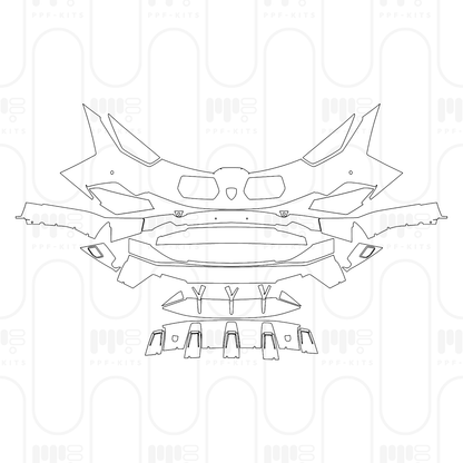 PPF prédécoupé Lamborghini Huracan Sterrato 2026