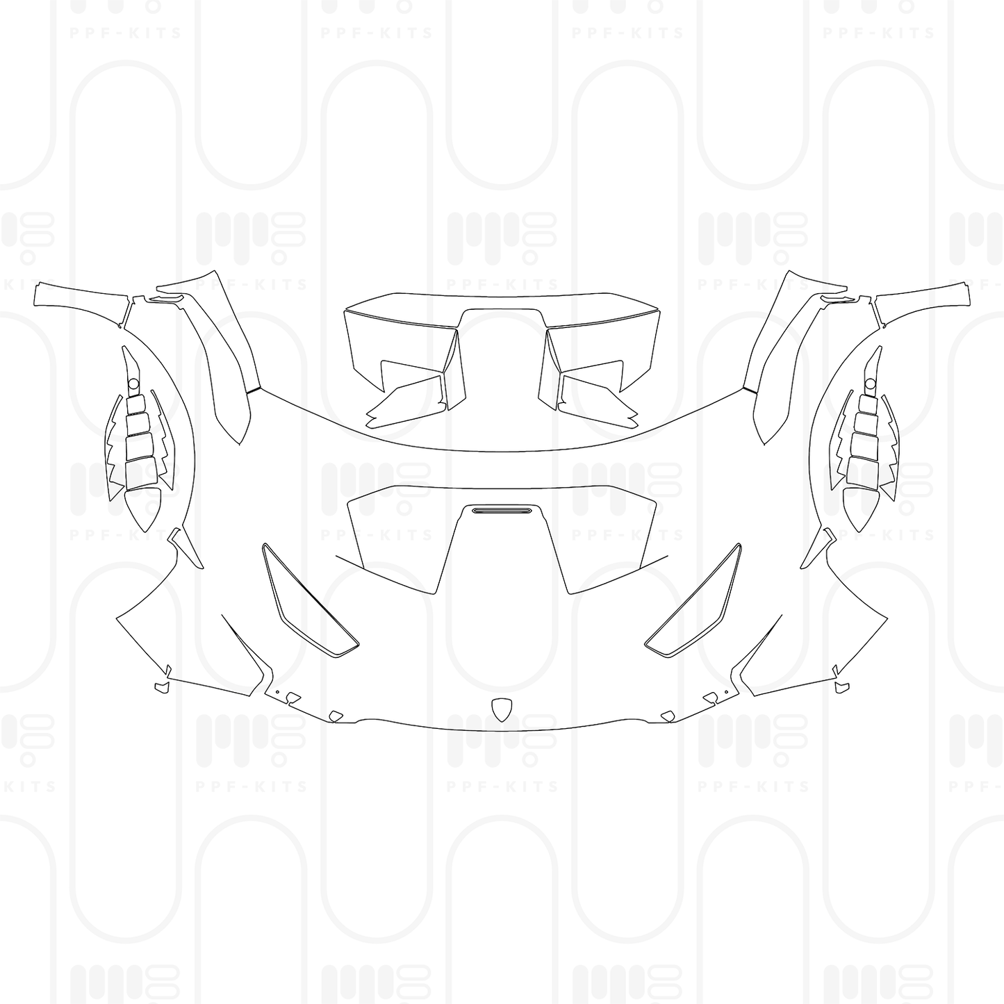 PPF prédécoupé Lamborghini Huracan STO 2026