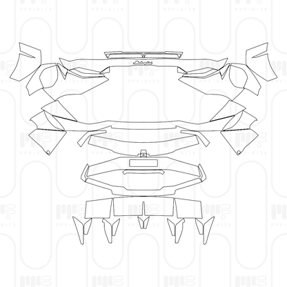PPF prédécoupé Lamborghini Huracan STO 2026