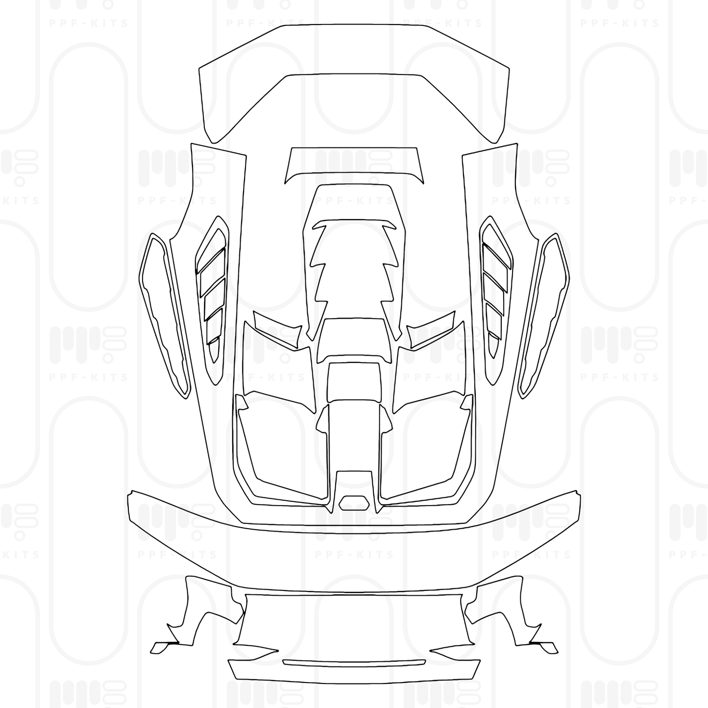 PPF prédécoupé Lamborghini Huracan Tecnica 2026
