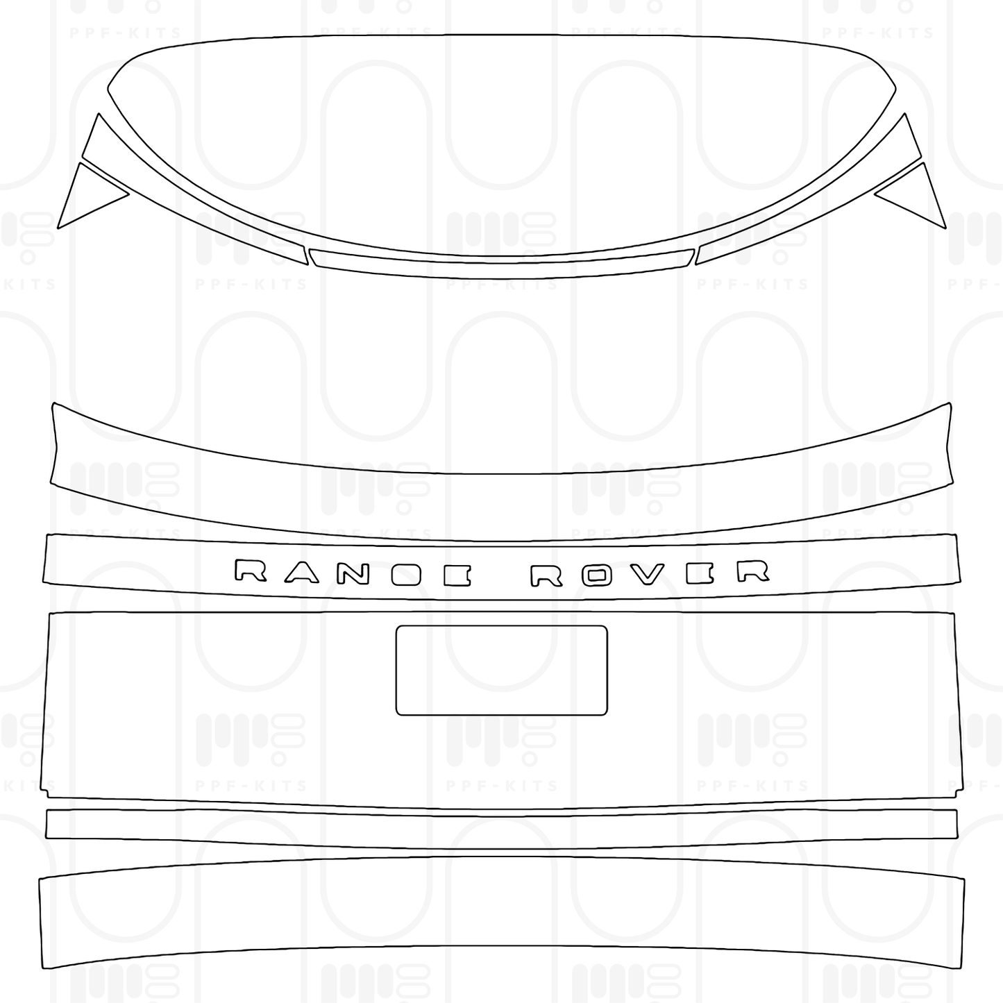 PPF prédécoupé Land Rover Range Rover Standard Wheelbase Base 2026