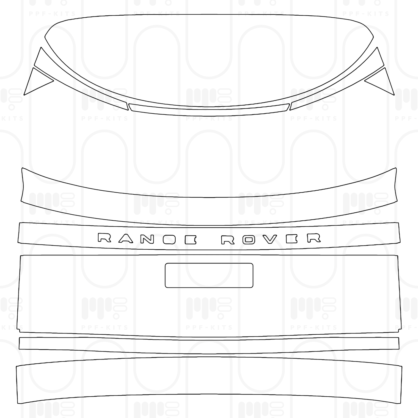 PPF prédécoupé Land Rover Range Rover Standard Wheelbase Base 2026