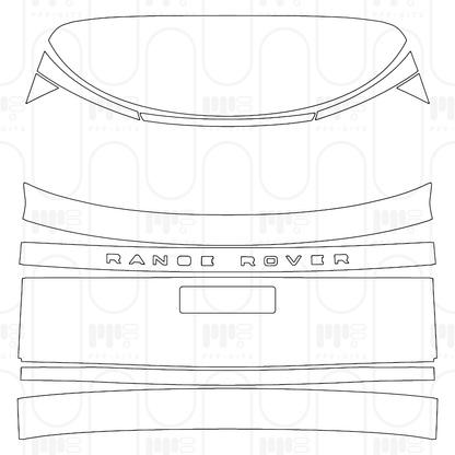 PPF prédécoupé Land Rover Range Rover Standard Wheelbase Base 2026