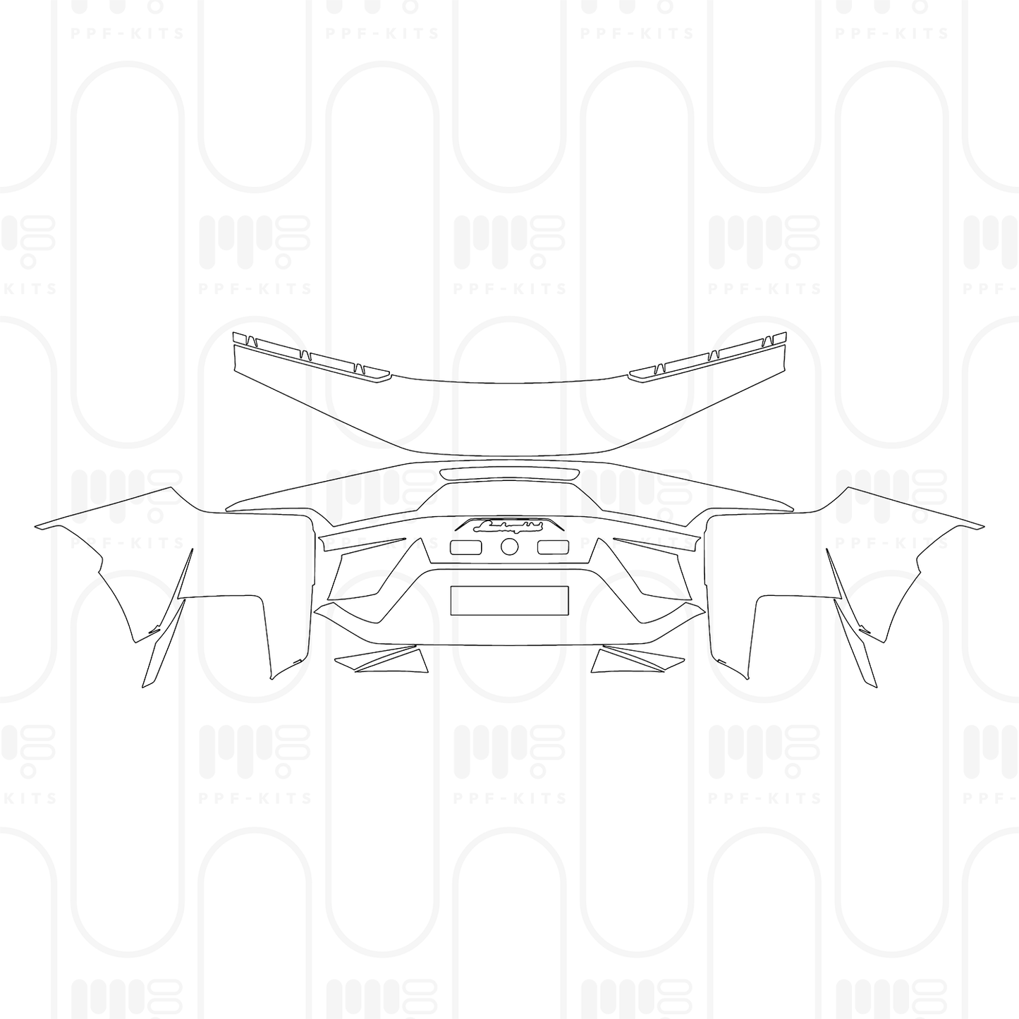 PPF prédécoupé Lamborghini Temerario 2026