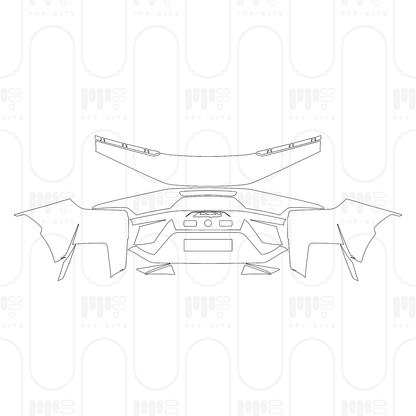 PPF prédécoupé Lamborghini Temerario 2026