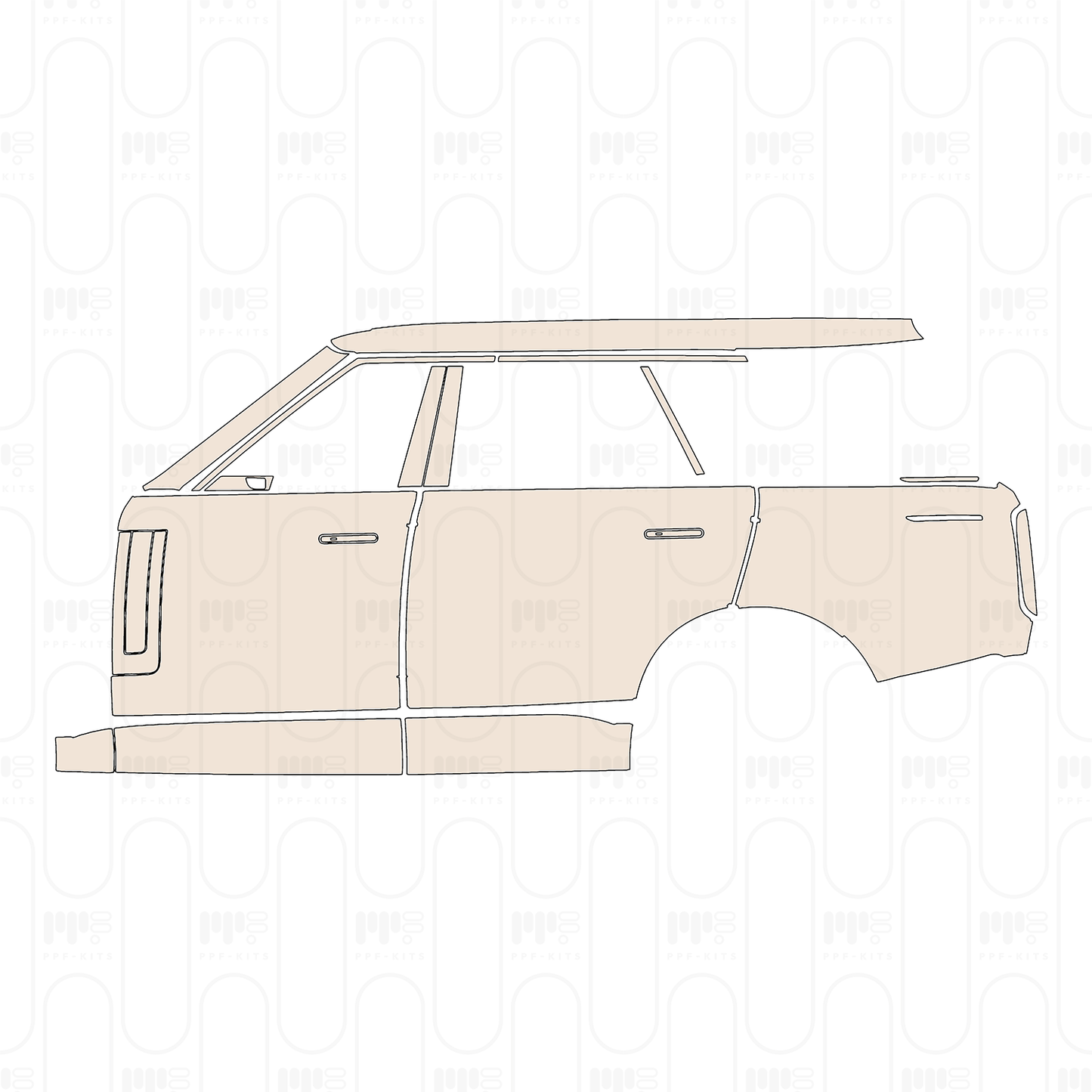 PPF prédécoupé Land Rover Range Rover Extended Wheelbase Base 2026